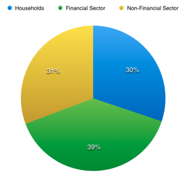 Percentage of Muni Bond Holders Pie Chart
